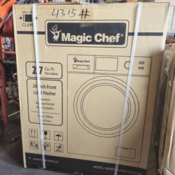 Magic Chef 24 in. 2.7 cu.ft.Front Load
Compact Washer in White #845258
