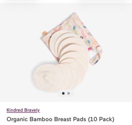 Breast Pads- ORGANIC Bamboo-NEW- KINDRED BRAVELY