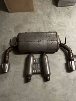 Q50 stock muffler