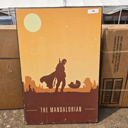 The Mandalorian Decorative Wall Poster Print
