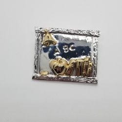 ABC Teacher pin/brooch Pendant