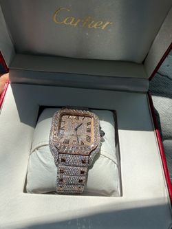 Iced Moissanite Cartier