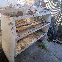 Shelving And Roof Rack For A 2015 Ford Transit Van