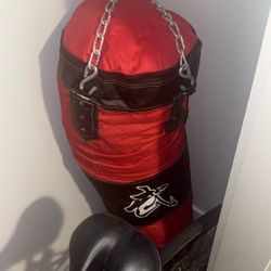 Slightly Used Punching Bag