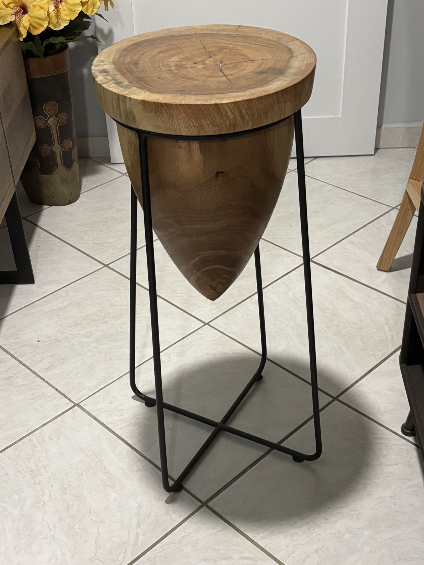 Wood Cone Table