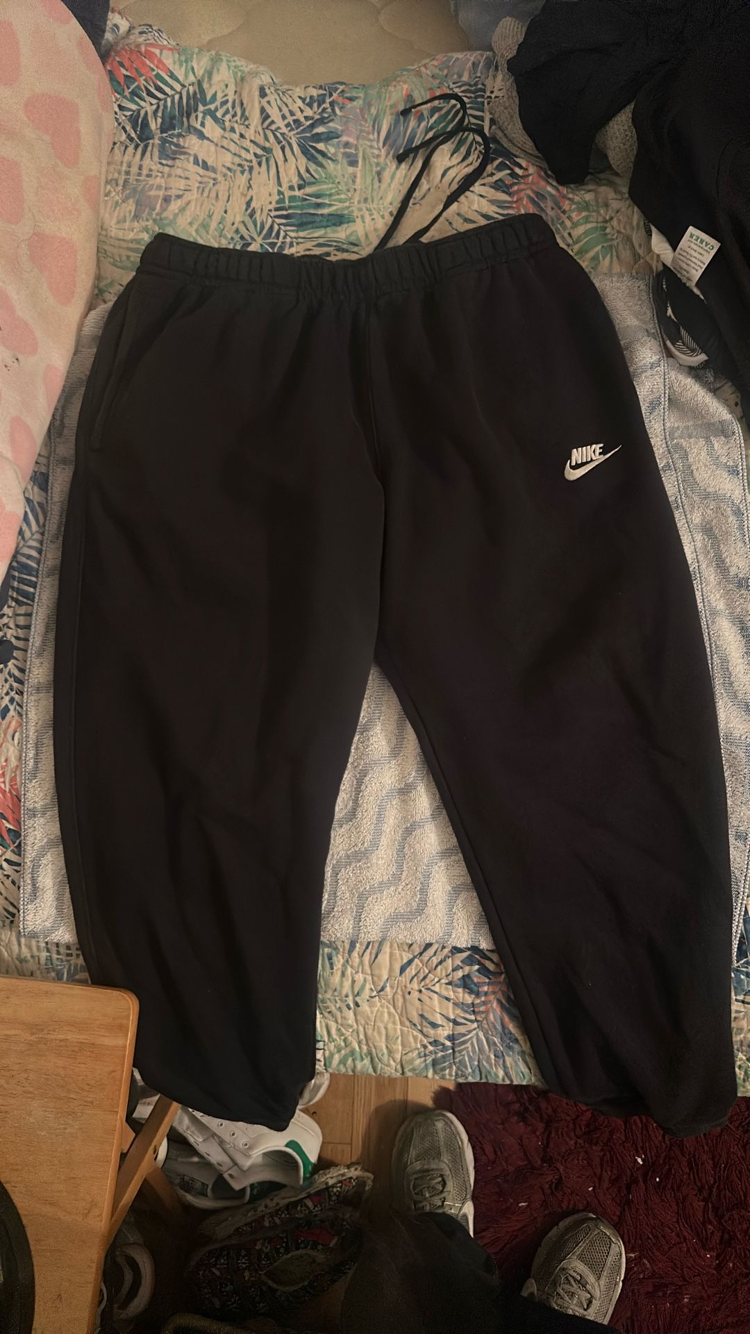 Black And White Nike Sweatpants