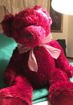 🧸🎅24” Red Teddy Bear