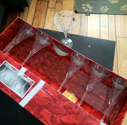 RCR Crystal Martini Glasses Set of 6