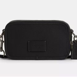 Coach Black Leather Shoulder Bag