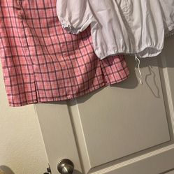 Set Of Skirt And Top ( Size L)
