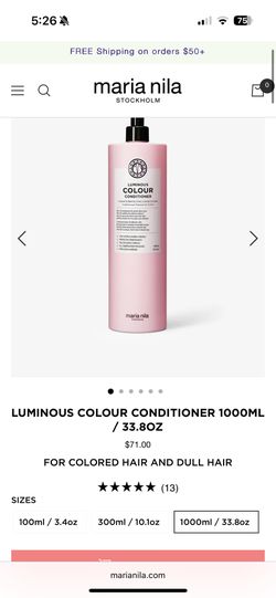 Maria Nila Luminous Color Conditioner