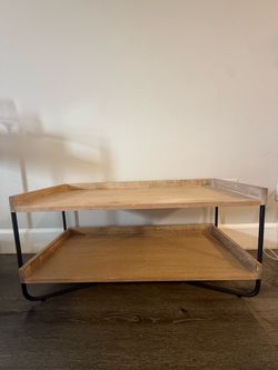 West Elm Willow Shoe Rack - Cerused White