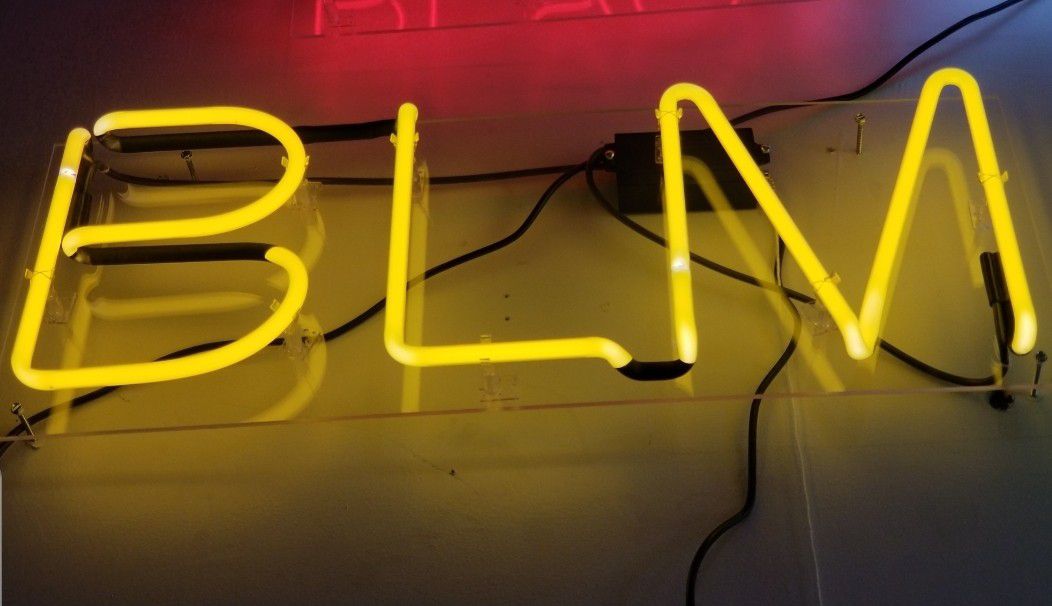 "BLM" Black Lives Matter Custom Neon Sing
