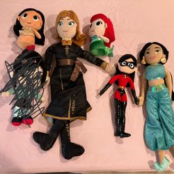 Lot of Disney Princess Plushies
