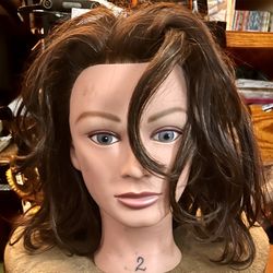 Female Salon Mannequin Head Make Up Head Manikin Display Head Model Hair 