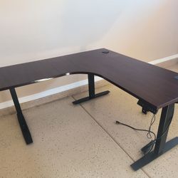 Corner Desk With Electric Lift Perfect Shape