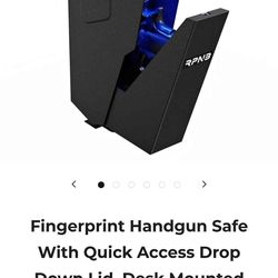 RPNB Safe w/ Fingerprint & Desk Mount