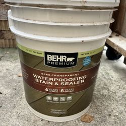 Behr Waterproofing And Stain Semi Transparent 