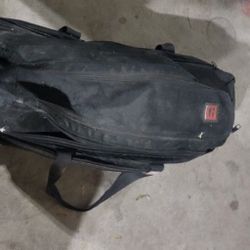 Brunswick Old Bowling Bag With 3 Balls And A Pair Of Shoes 