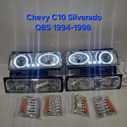 Chevy C10 Silverado OBS 1994-1998 Tail Lights 