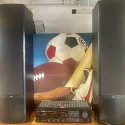 Boston acoustics VR2 speakers & Kenwood Receiver