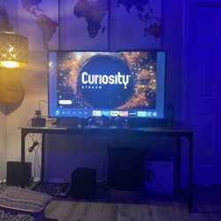 Insignia 55” TV and Vizio Surround Sound