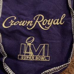 Crown Royal Limited Edition LVI Super Bowl Bags 