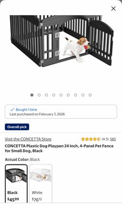 Puppy playpen