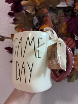 Football Rae Dunn mug