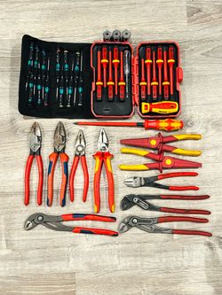 Knipex, Wera and other hand tools $250 for all or will consider selling separately for more.