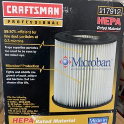 Filter Craftsman Hepa NEW!!!