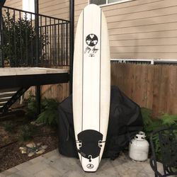 8’ Gerry Lopez / Wavestorm Beginner Surfboard w/ fins and leash