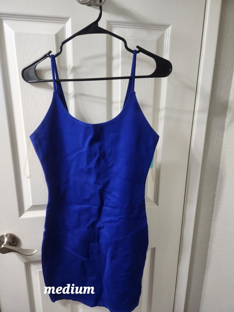 Blue Short Dress