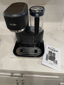 Mr. Coffee Frappe, Iced & Hot Coffee Maker, Very Clean, only used filtered water, no additional cups.  Just in photo.  Works Perfectly.