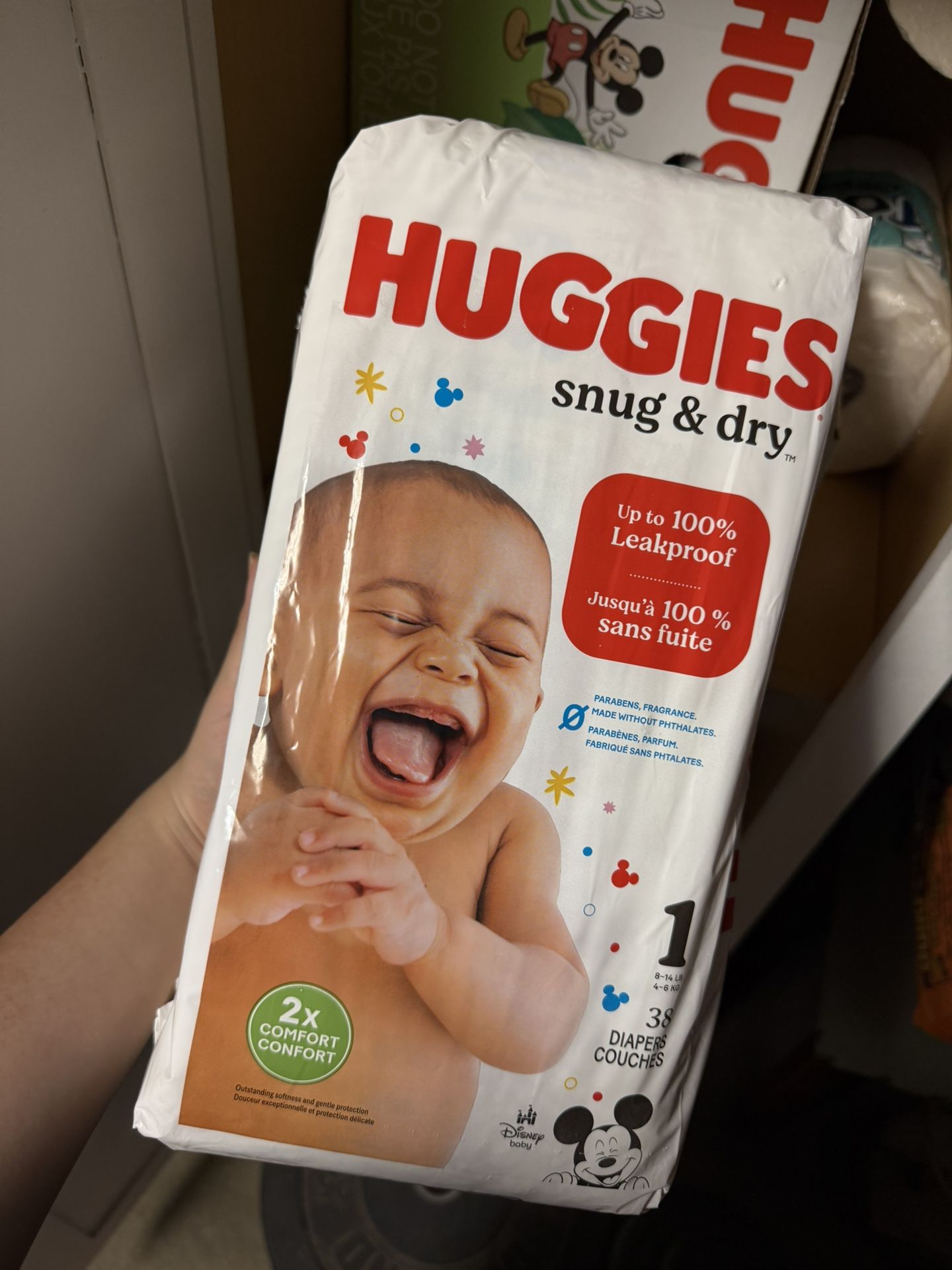 Diapers size 1