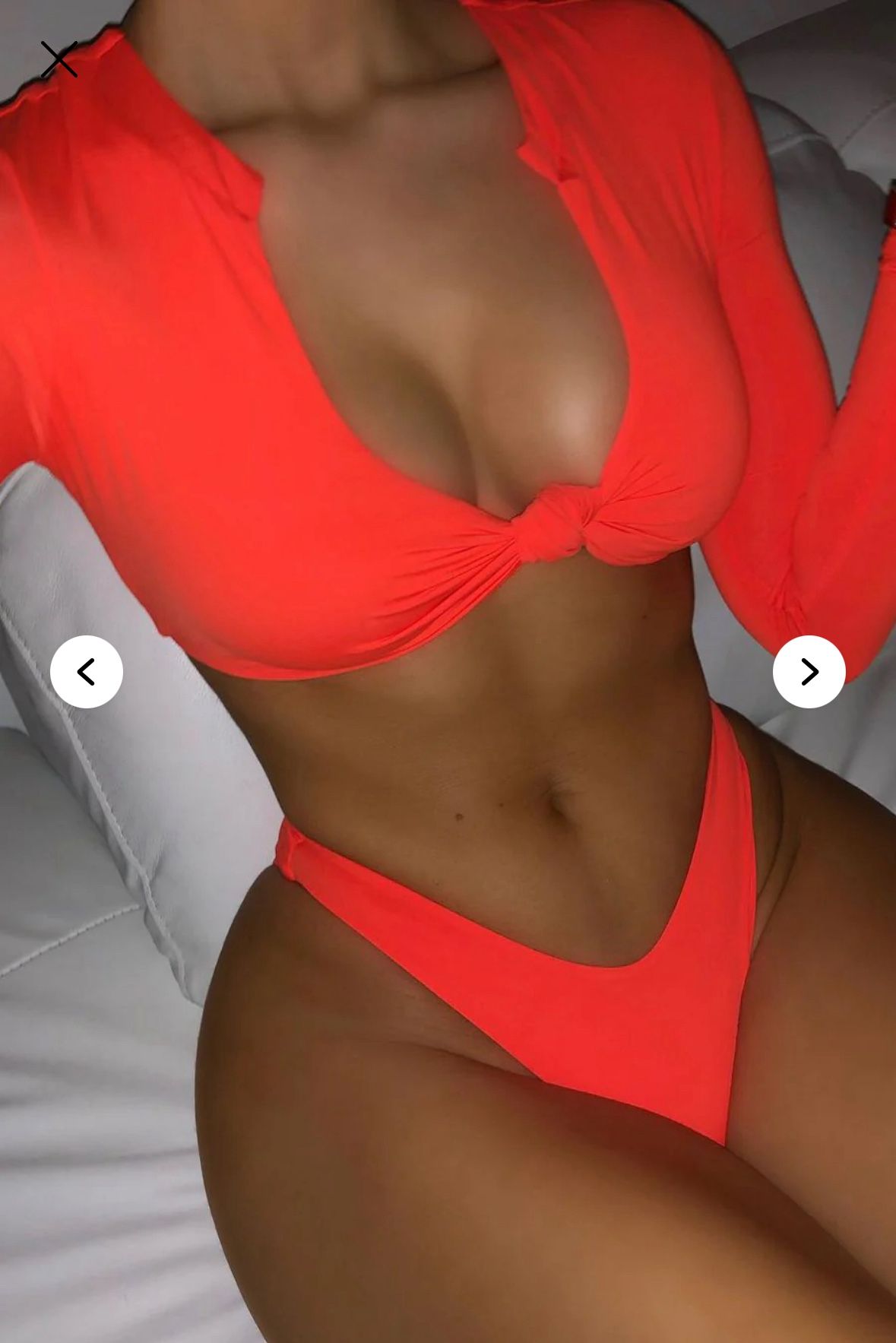 Neon Orange Bikini