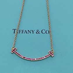 Tiffany & Co Smile Is A Classic Necklace From The T Series 