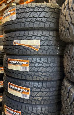 Lt 245/75/17 arroyo tamarock at installation and balance include