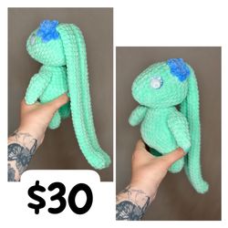 Crochet Alien Bunny Plushie