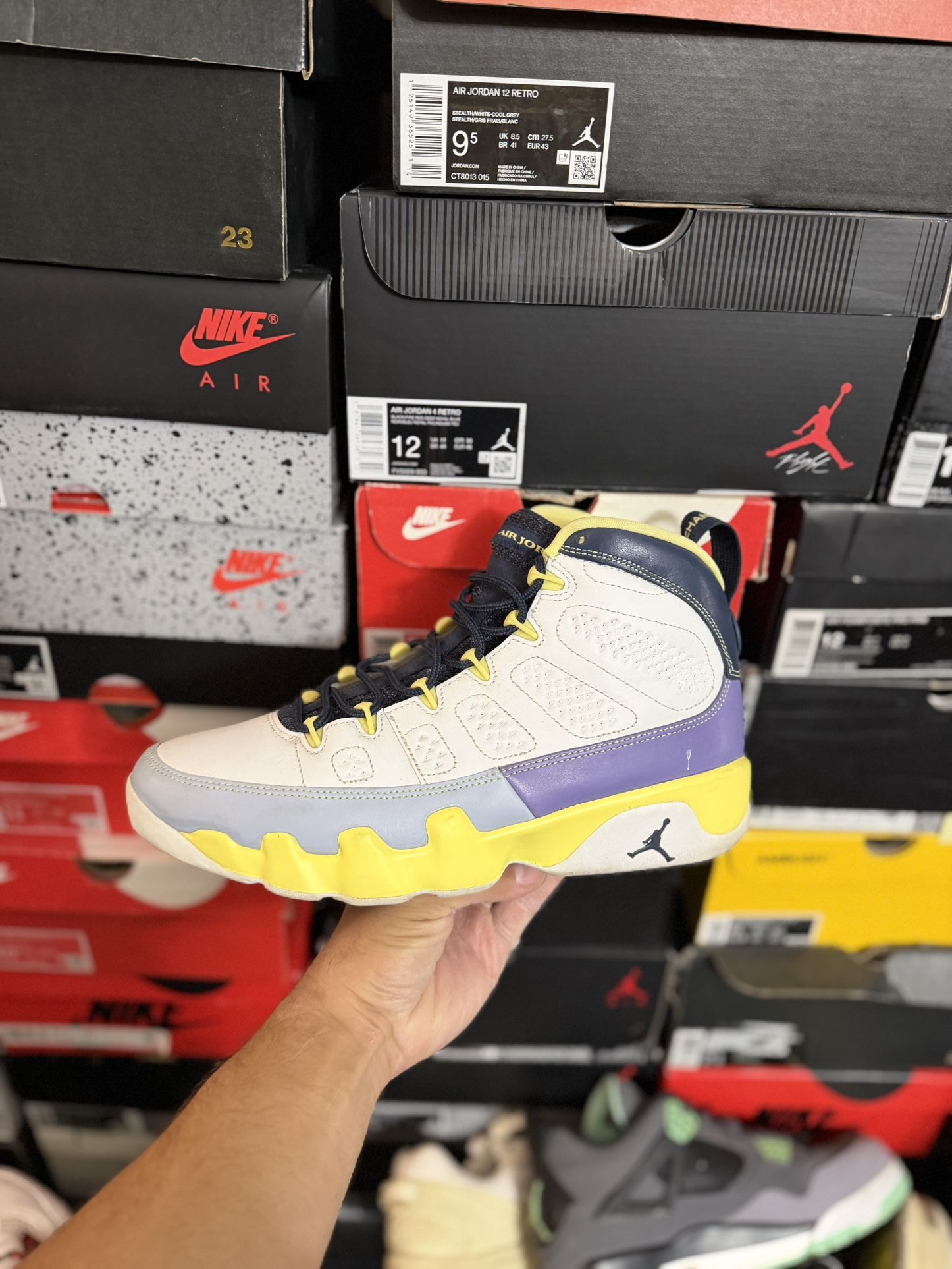 Jordan Change The World 9s size 11W 9.5M USED But Clean