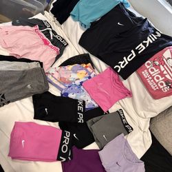 Girls Nike Pro Under Armour Bundle