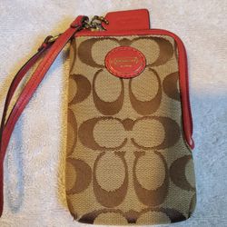Coach Wristlet/clutch Wallet