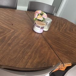 Table and chairs