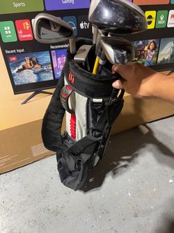 Golf Stand Bag with Clubs Set