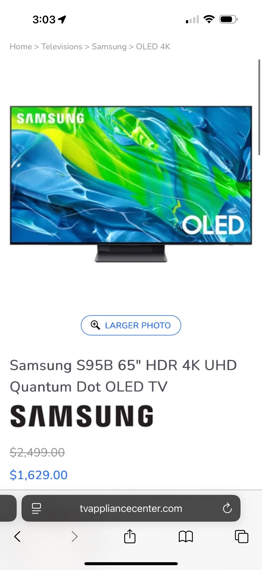 OLED TV SAMSUNG 65-inch