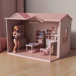 CARDBOARD & VELCRO: Thanksgiving Art And Design Project: Foldable Stackable Kitten Dollhouse 