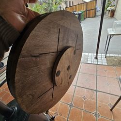 Round Wooden Tray