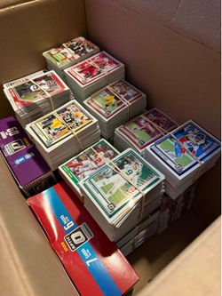 Full box of football cards over 1500 cards for $250