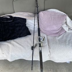 Fishing Rod With Reel In Excellent Condition 