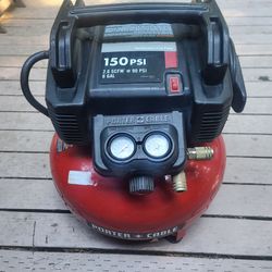 150 PSI 6 Gallon Porter & Cable Pancake Air Commpressor